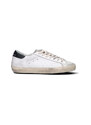 GOLDEN GOOSE SUPER-STAR SKATE Sneaker uomo bianca/nera in pelle SNEAKERS